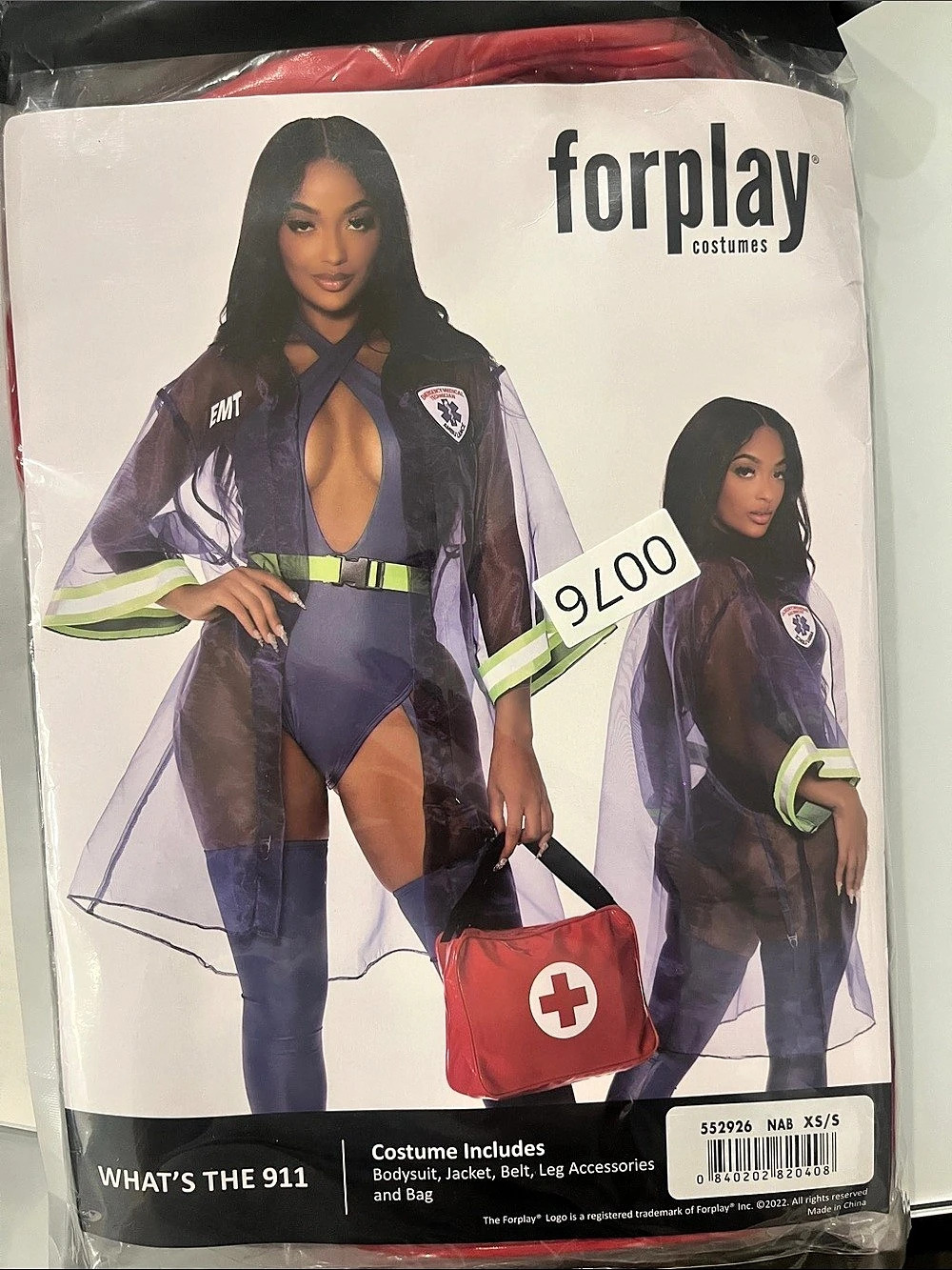 Forplay What's The 911 EMT Costume Women's Costume XS/S